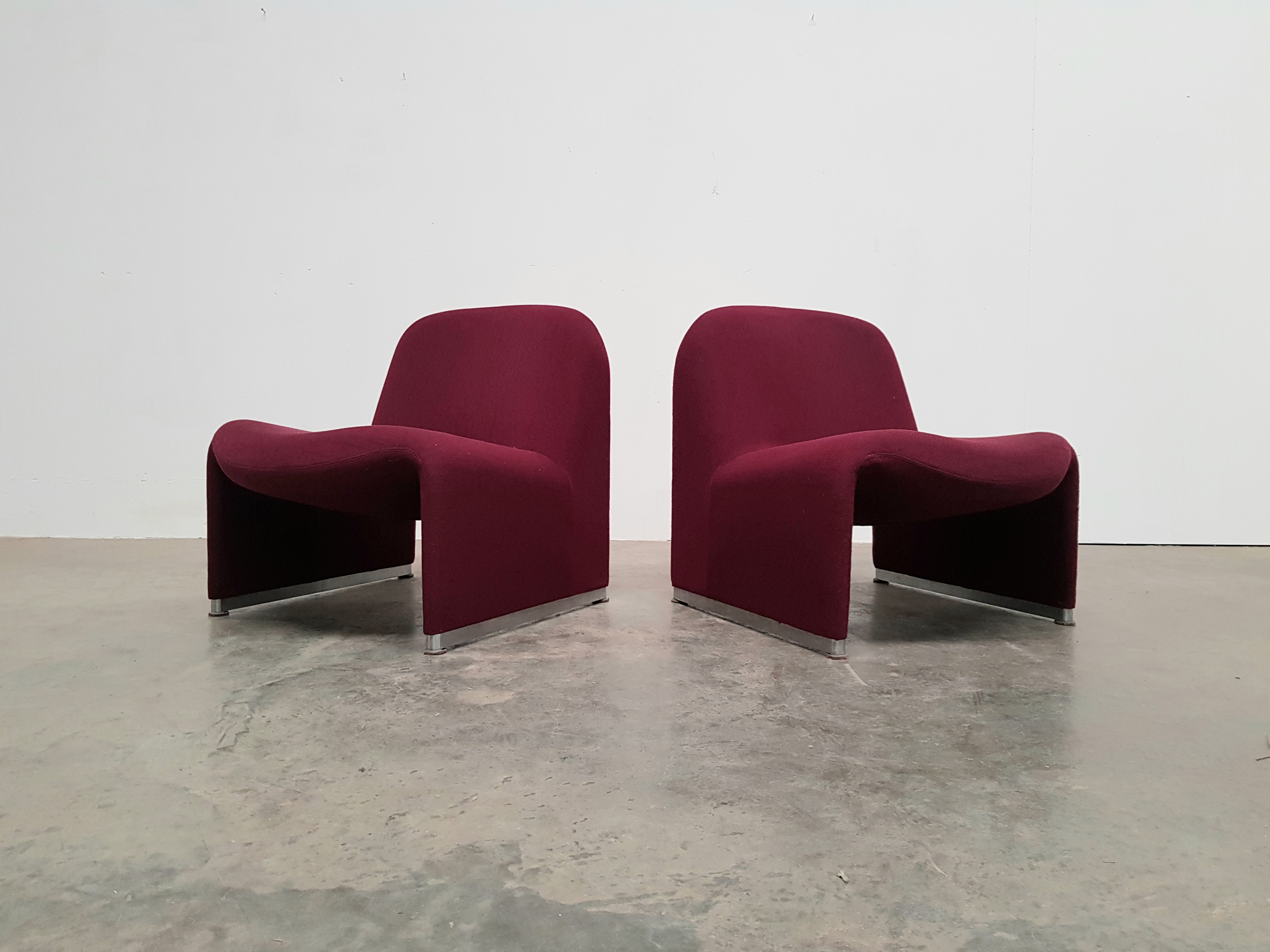 Set Of 2 Alky Chairs Designed By Giancarlo Piretti For Castelli 1970s Sitonvintage