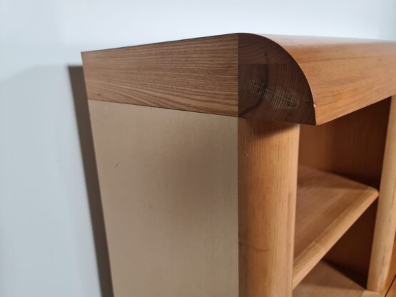 oak and brass sideboard/credenza