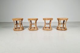 Bamboo stools, France, 1960