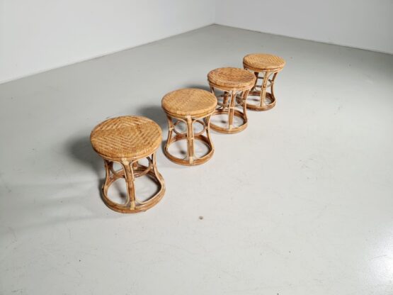 Bamboo stools, France, 1960