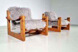 Solid pine sling chairs