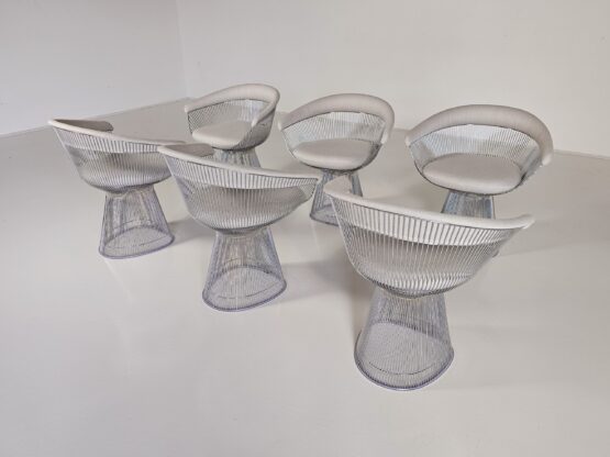 Warren Platner dining chairs,, Knoll