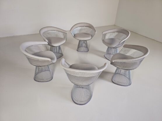 Warren Platner dining chairs, Knoll