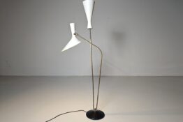 Carl Moor Floor Lamp in brass for BAG Turgi