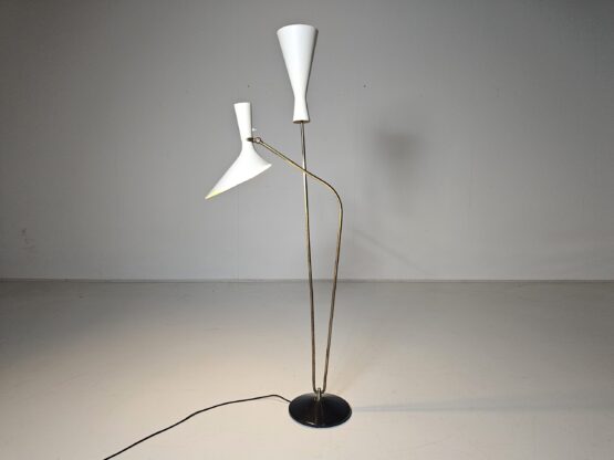 Carl Moor Floor Lamp in brass for BAG Turgi