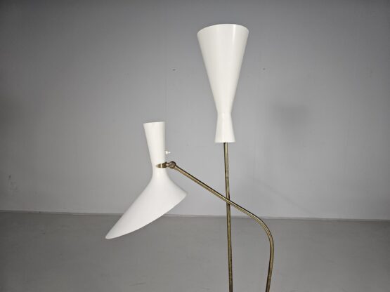 Carl Moor Floor Lamp in brass for BAG Turgi