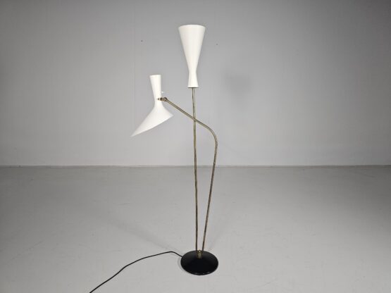 Carl Moor Floor Lamp in brass for BAG Turgi