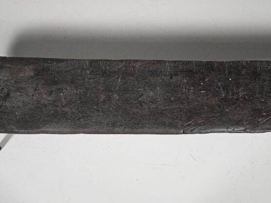 Early 1900 French wabi-sabi style wooden bench