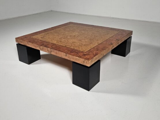 Burlwood coffee table