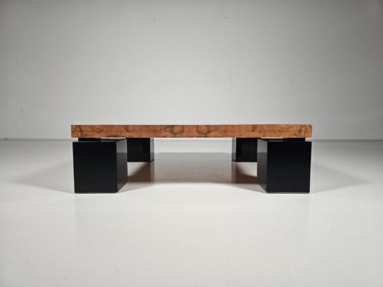 Burlwood coffee table