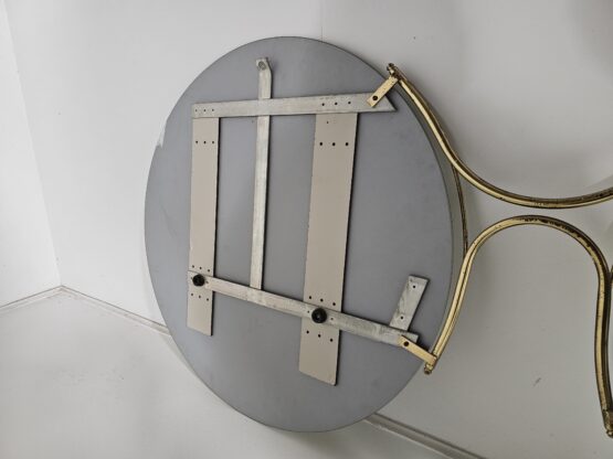 Unique Mid-Century Modern Brass Italian Large Wall Mirror, 1970s - Image 10